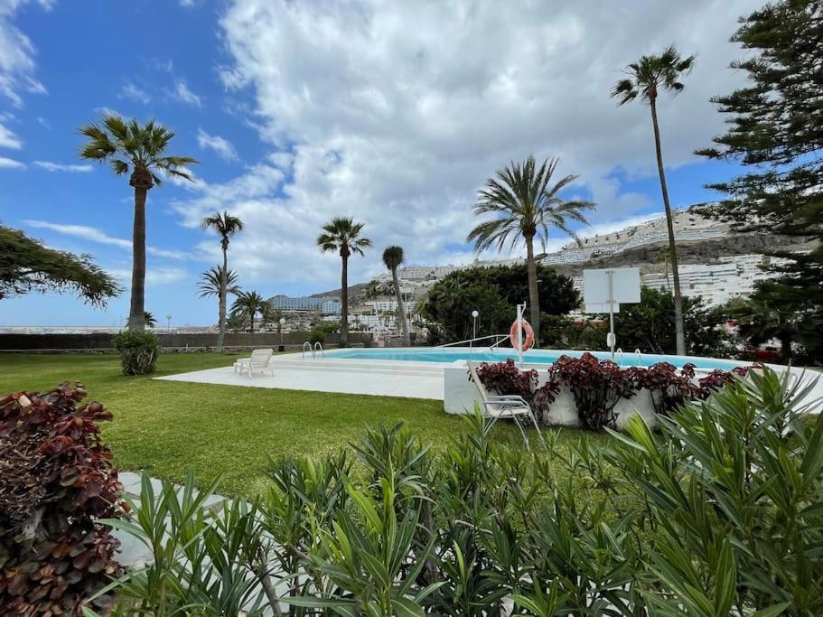 Apartamento Puerto Rico - Primera Linea De Playa Mogán Eksteriør bilde