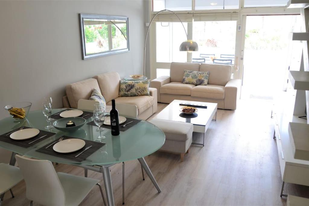 Apartamento Puerto Rico - Primera Linea De Playa Mogán Eksteriør bilde
